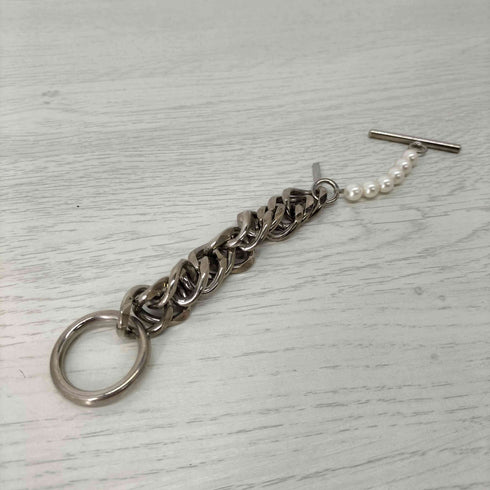 ミスタージェントルマン MISTERGENTLEMAN PEARL×CHAIN BRACELET パール×チェーン ドッキングブレスレット メンズ