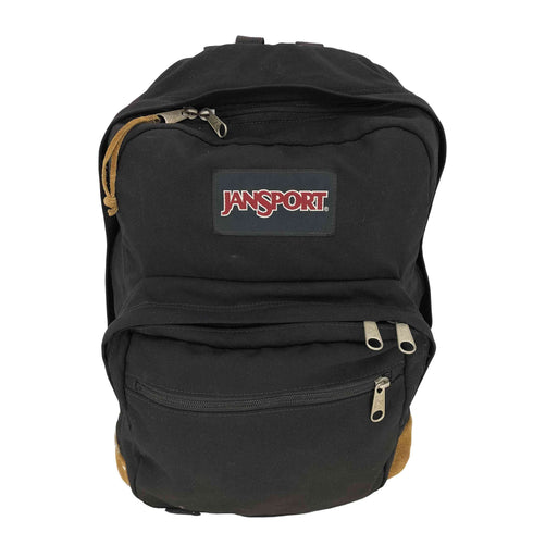 ジャンスポーツ JanSport RIGHT POUCH BLACK スエード切り替え バックパック メンズ