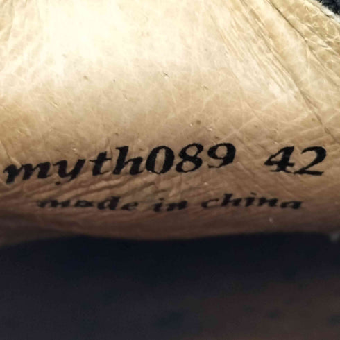 mythography LONG WINGTIP LEATHER SHOES ムートン ウィングチップ メンズ 42