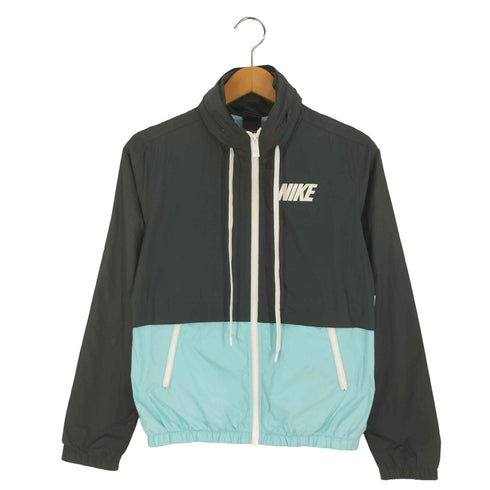 ナイキ NIKE 裏地メッシュ ロゴプリント ジップアップジャケット レディース import:M