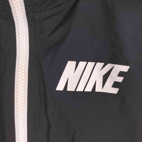 ナイキ NIKE 裏地メッシュ ロゴプリント ジップアップジャケット レディース import:M