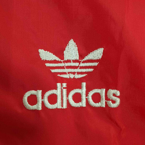 アディダスオリジナルス adidas Originals 80s デサント製 ロゴ刺繍 ナイロンジャケット レディース import:S