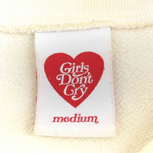 ガールズドントクライ Girls Don’t Cry ロゴ刺繍クルーネックスウェット メンズ JPN:M