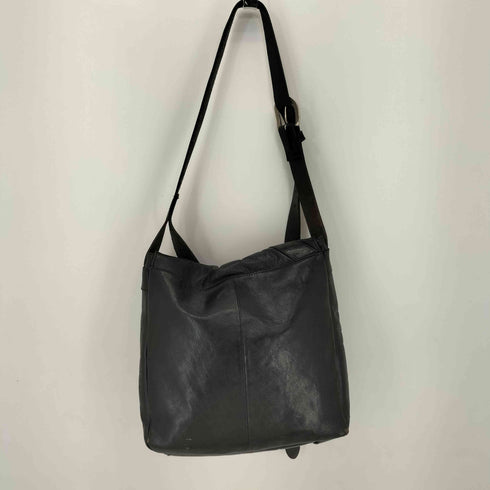 ヨウジヤマモトプールオム Yohji Yamamoto POUR HOMME カウレザー ベルトデザイン メッセンジャー ショルダーバッグ メンズ