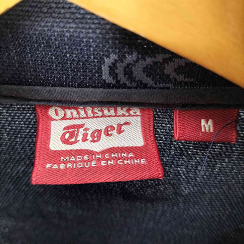 オニツカタイガー ONITSUKA TIGER 和柄 総柄 ダブルジップ トラック ジャケット ジャージ メンズ JPN:M