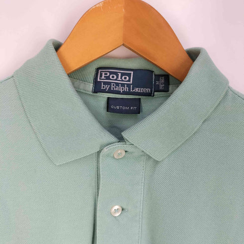 ポロバイラルフローレン Polo by RALPH LAUREN CUSTOM FIT ポニー刺繍 ポロシャツ メンズ import:M