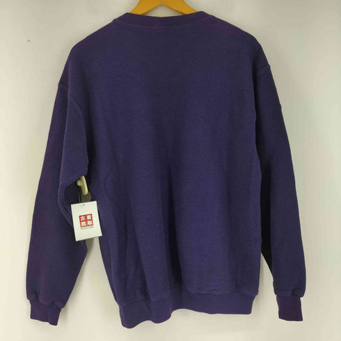 ランズエンド LANDS END 90S MADE IN USA V地ガゼット鹿の子スウェット メンズ import:M