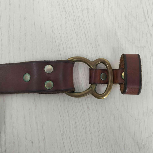 Solesu USA製 レザーベルト メンズ 32