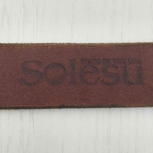 Solesu USA製 レザーベルト メンズ 32