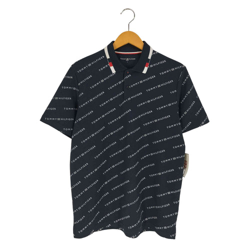 トミーヒルフィガーゴルフ TOMMY HILFIGER GOLF ロゴプリント ポロシャツ メンズ import:L