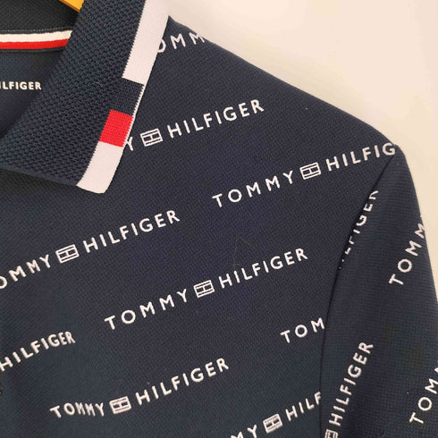 トミーヒルフィガーゴルフ TOMMY HILFIGER GOLF ロゴプリント ポロシャツ メンズ import:L