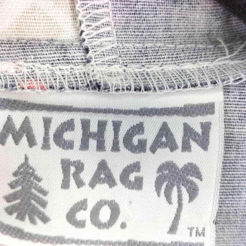 80S MICHIGAN RAG 総柄コットンパーカー メンズ