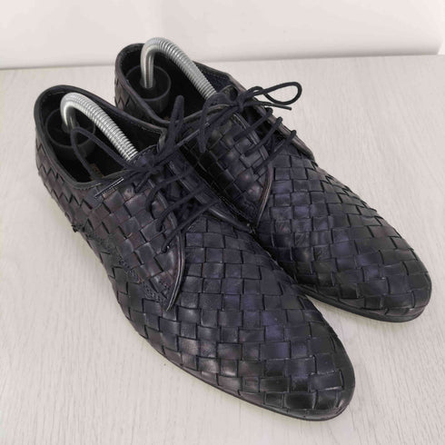 アラウンドザシューズ around the shoes ポルトガル製 イントレチャート レザー シューズ メンズ 40
