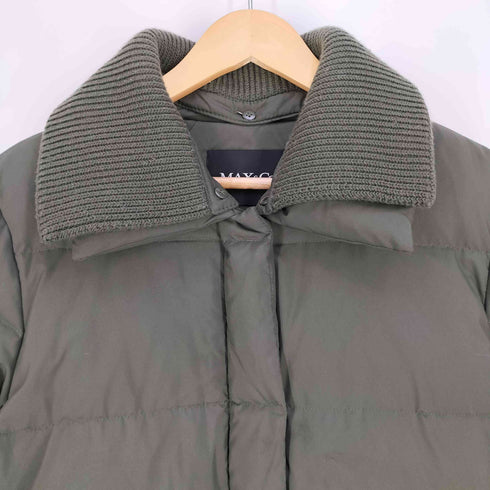 マックスアンドコー MAX & CO. EXTRA WARM レイヤードカラー ダウンコート レディース 48