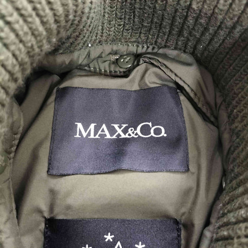 マックスアンドコー MAX & CO. EXTRA WARM レイヤードカラー ダウンコート レディース 48