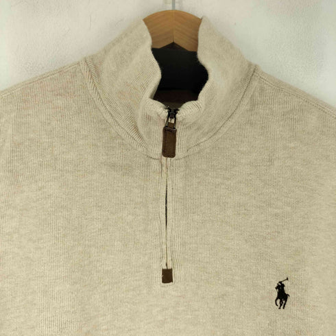ポロラルフローレン POLO RALPH LAUREN ハーフジップニット ポニー刺繍 メンズ JPN:XL