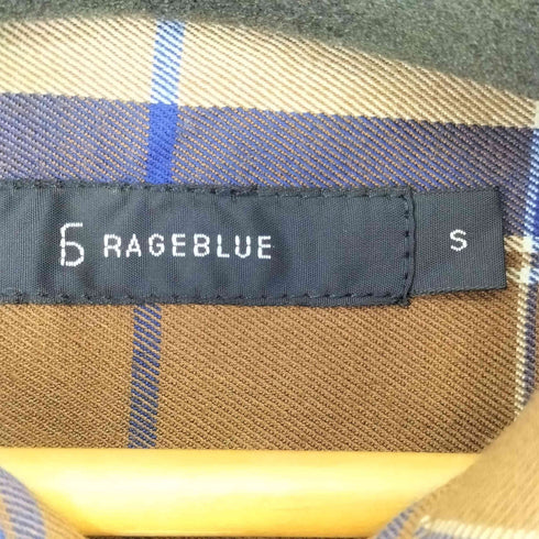 レイジブルー RAGEBLUE ロイヤルチェックシャツ メンズ JPN:S