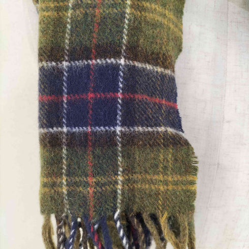 バブアー Barbour MOON チェック ウールマフラー メンズ