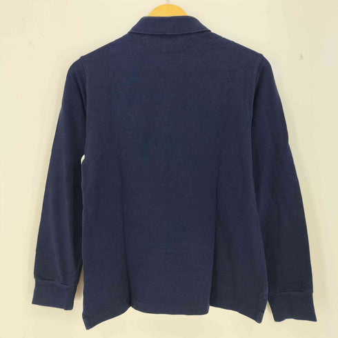 ポロラルフローレン POLO RALPH LAUREN ラインエンブレム ビックポニー刺繍 ラガーシャツ レディース import:L