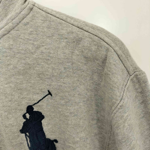 ポロバイラルフローレン Polo by RALPH LAUREN ビックポニー刺繍 リブラインナンバリング ジップパーカー レディース 160/80