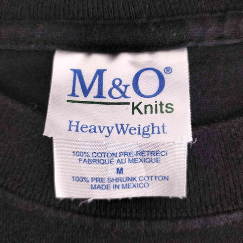 エムアンドオー M&O 両面プリントバンドTEE メンズ import:M