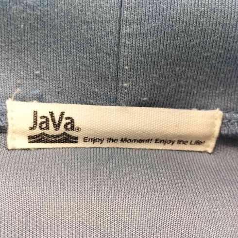 ジャバ JaVa 滑らか&艶やか。ダンボールニットカンガルーポケットパーカー メンズ JPN:XL