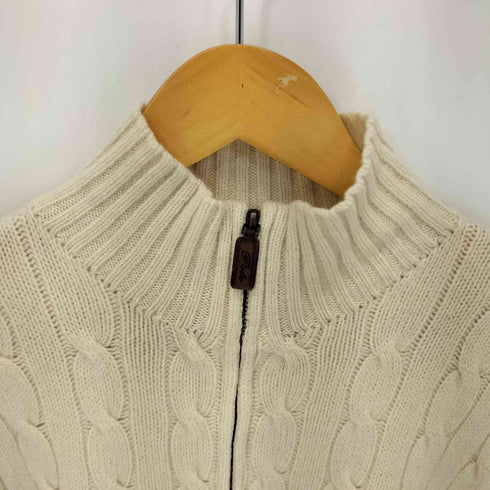 ポロバイラルフローレン Polo by RALPH LAUREN LAMBS WOOL 100% ハーフジップ L/S ケーブルニット メンズ JPN:XL