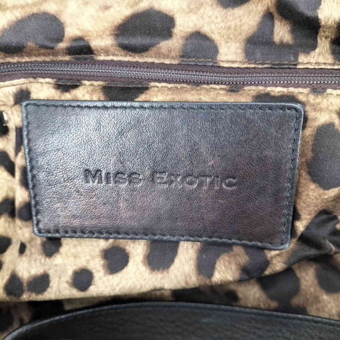 ドルチェアンドガッバーナ DOLCE&GABBANA Black Miss Exotic Bag レディース