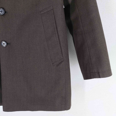 ミッシェルクランオム MICHEL KLEIN HOMME インナーダウンチェスターコート ヘリンボーン メンズ JPN:44
