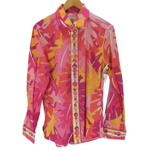 エミリオプッチ EMILIO PUCCI Psychedelic L/S Shirts サイケデリック シャツ 長袖 メンズ JPN:M