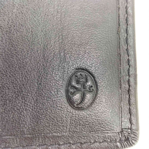 カステルバジャック CASTELBAJAC ロゴ刻印 二つ折り 財布 パスケース メンズ
