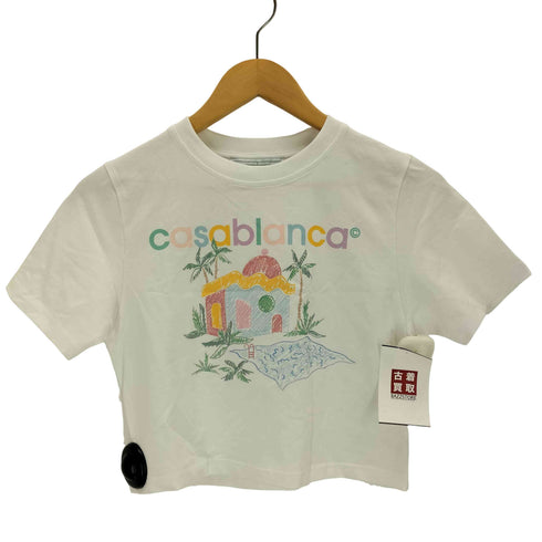 カサブランカ Casablanca white printed t-shirt レディース JPN:M