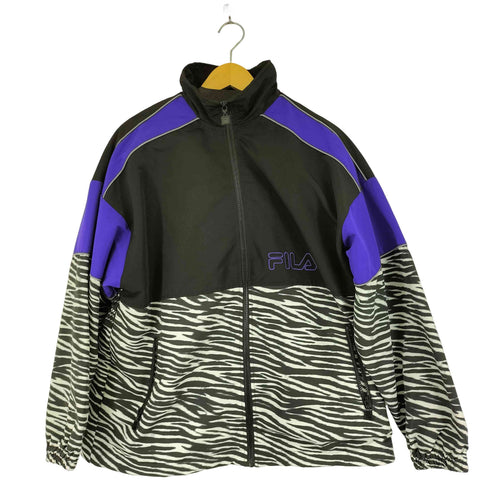 フィラ FILA アニマル柄 ジップアップジャケット メンズ JPN:M