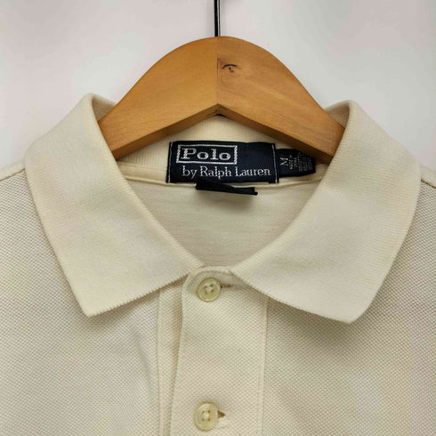 ポロバイラルフローレン Polo by RALPH LAUREN COSTOM FIT ポニー刺繍 L/S ポロシャツ メンズ import:M