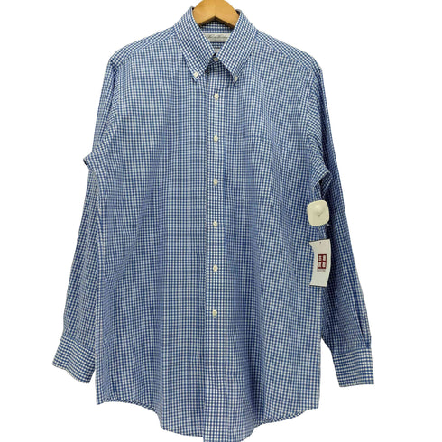 ブルックスブラザーズ BROOKS BROTHERS チェック柄 ボタンダウン L/S シャツ メンズ 15 1/2