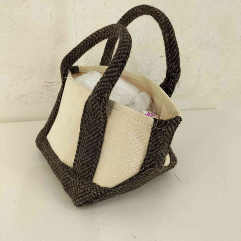 ハリスツイード Harris Tweed キャンバスミニトートバッグ レディース