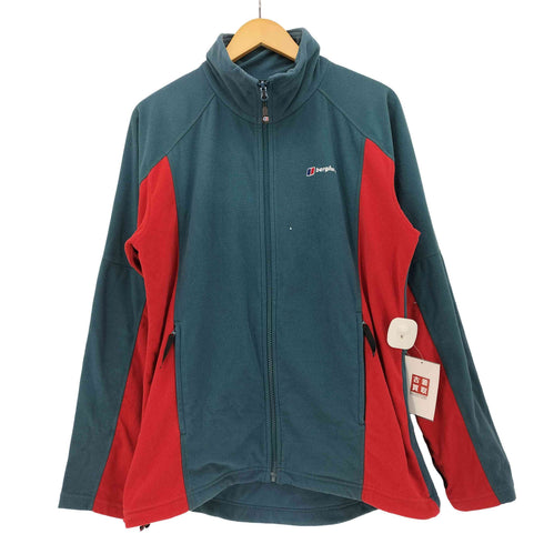 バーグハウス berghaus ロゴ刺繍 ジップアップ フリース ジャケット メンズ import:M