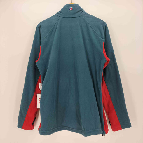 バーグハウス berghaus ロゴ刺繍 ジップアップ フリース ジャケット メンズ import:M