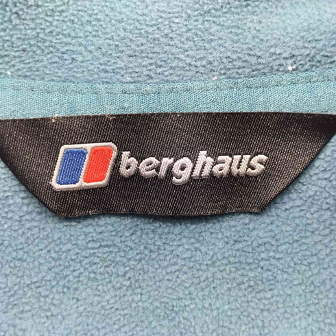 バーグハウス berghaus ロゴ刺繍 ジップアップ フリース ジャケット メンズ import:M