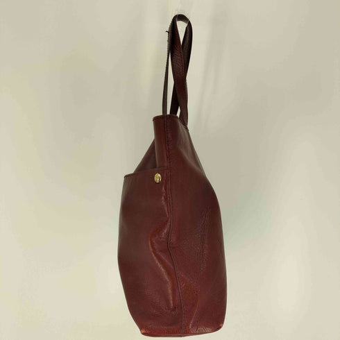 ツモリチサト TSUMORI CHISATO CARRY ゴールド スタッズ 猫 刻印 レザー トートバック レディース