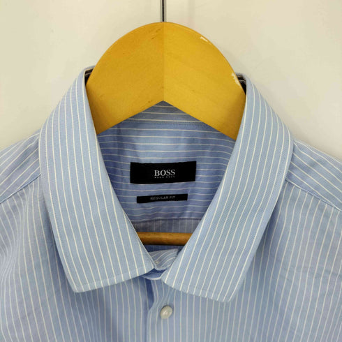 ヒューゴボス HUGO BOSS REGULAR FIT ストライプ L/S シャツ メンズ 41 16