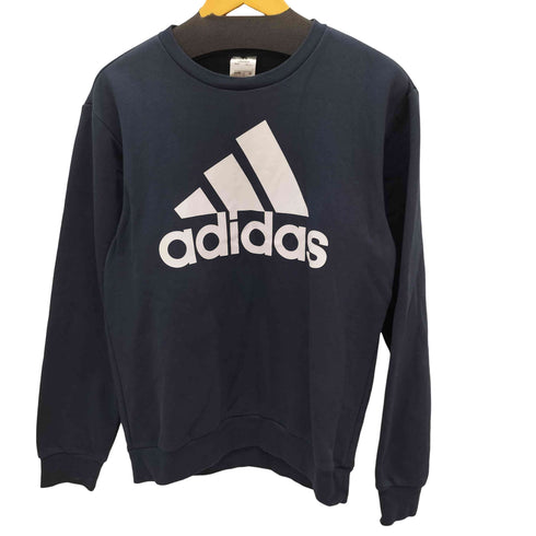 アディダス adidas パフォーマンスロゴプリント クルーネックスウェット メンズ import:M