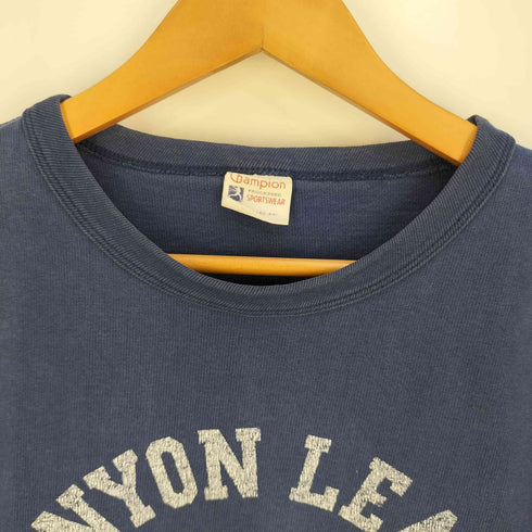 チャンピオン Champion ランタグ 復刻 KENYON LEAGUE BASKETBALL プリント ロングスリーブTシャツ メンズ import:L