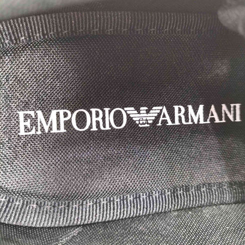 エンポリオアルマーニ EMPORIO ARMANI サイドロゴ レザー切替 ローカットスニーカー メンズ EUR:43