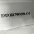 エンポリオアルマーニ EMPORIO ARMANI サイドロゴ レザー切替 ローカットスニーカー メンズ EUR:43