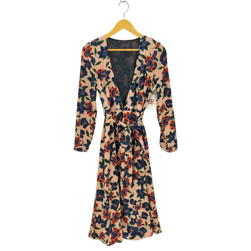 ザラ ZARA 花柄ロングガウン レディース import:S