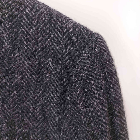 ロイスクレヨン Lois CRAYON ボタンデザインツイードテーラードジャケット レディース M