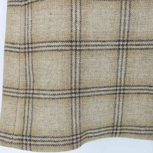 エムエムシックスメゾンマルジェラ MM6 Maison Margiela 18AW チェック ウールチェスターコート レディース 38