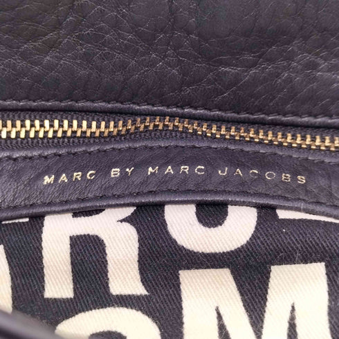 マークバイマークジェイコブス Marc by Marc Jacobs ロゴプレート牛革ハンドバッグ レディース