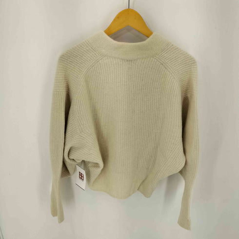 アダムエロペ Adam et Rope ウール混 リブ L/S カーディガン レディース FREE